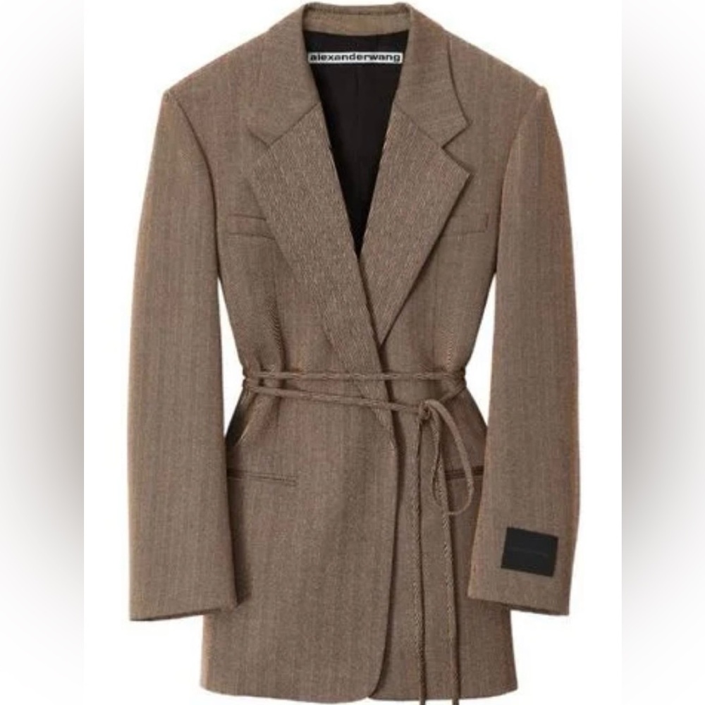 Alexander Wang NWT Wrap Tie Blazer with Sleeve Label